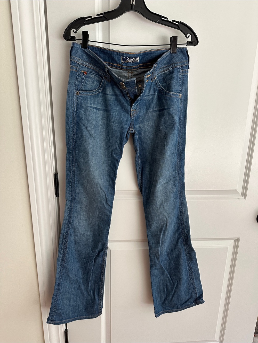 Y2K Hudson Jeans Women's Medium Blue Flare Denim